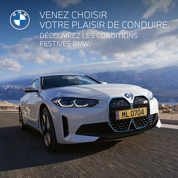 Profitez dès maintenant des Conditions Festives BMW.