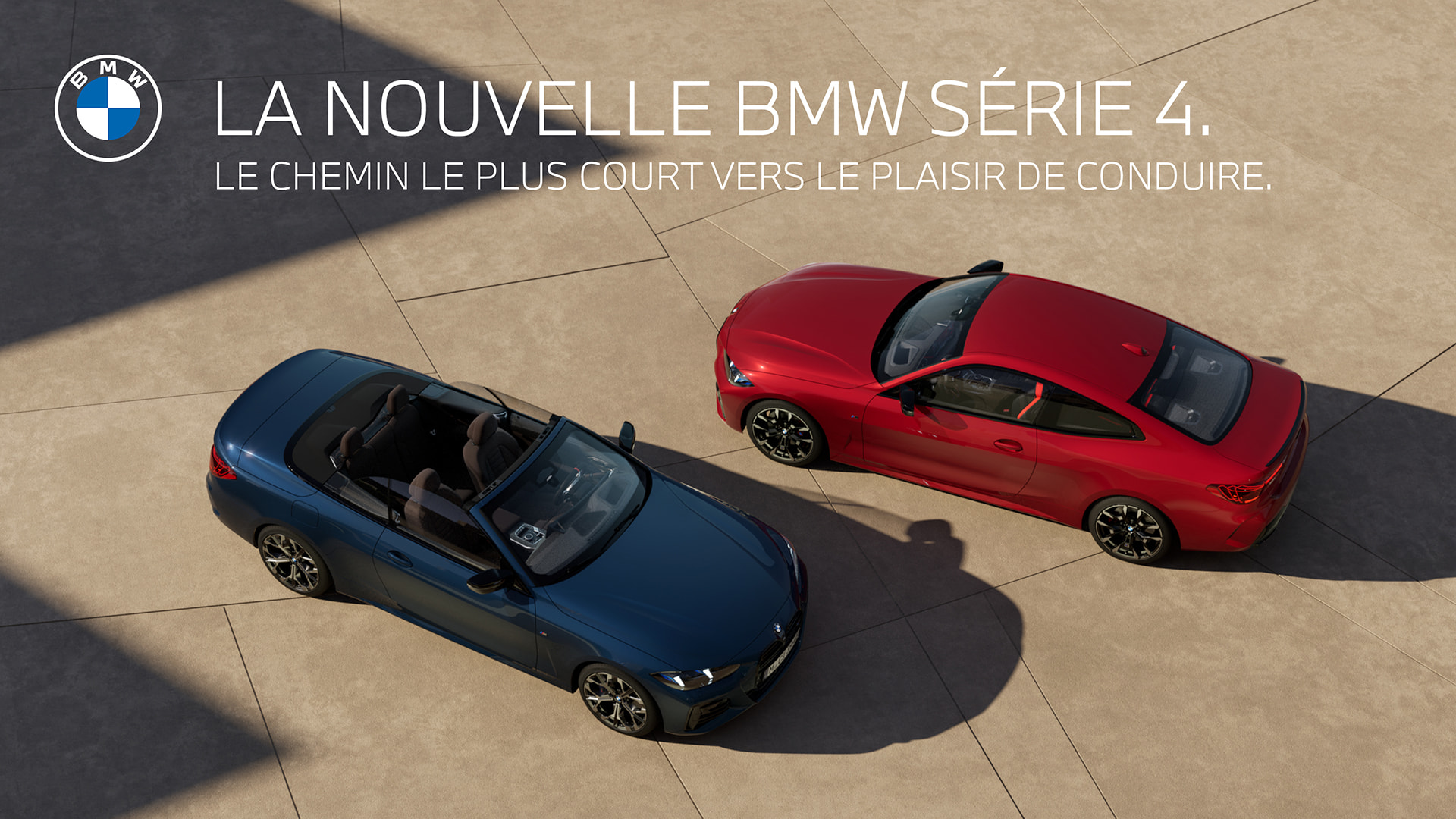 NOUVELLE SÉRIE 4. LE CHEMIN LE PLUS COURT VERS LE PLAISIR DE CONDUIRE.