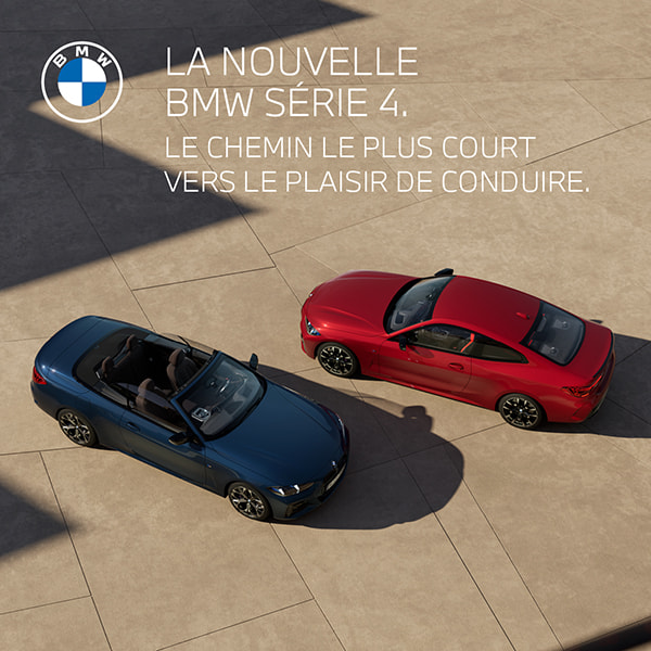 NOUVELLE SÉRIE 4. LE CHEMIN LE PLUS COURT VERS LE PLAISIR DE CONDUIRE.