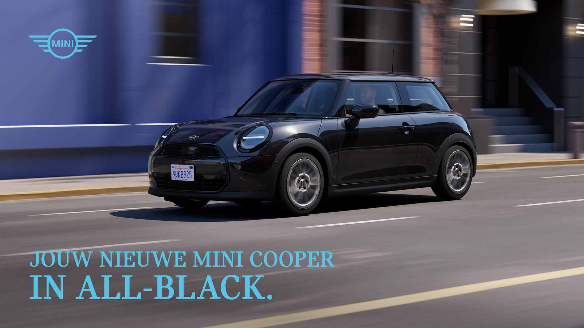 Jouw nieuwe MINI Cooper all-in black.