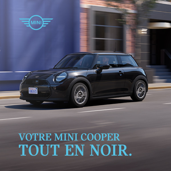 Votre MINI Cooper tout en noir..
