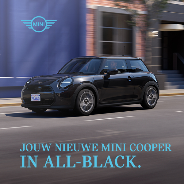 Jouw nieuwe MINI Cooper all-in black.