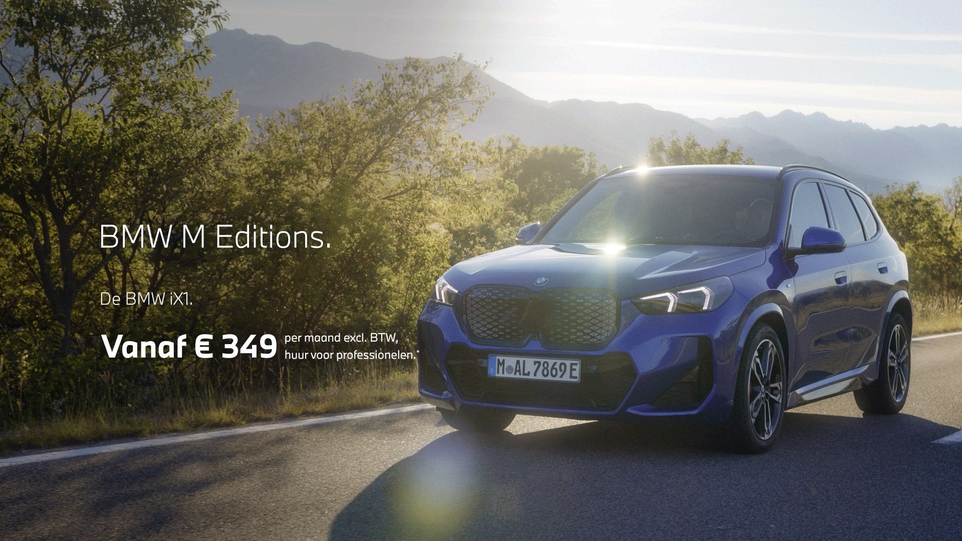 Ontdek elektrisch rijden, maar dan met een M-gevoel.