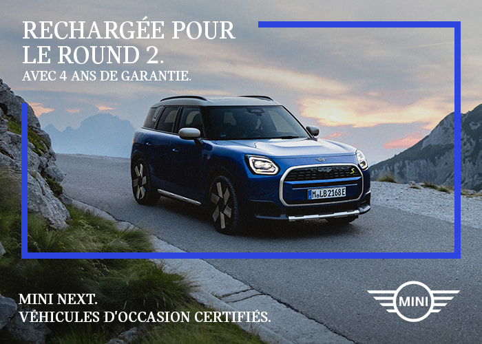 RECHARGÉE POUR LE ROUND 2, AVEC 4 ANS DE GARANTIE.
