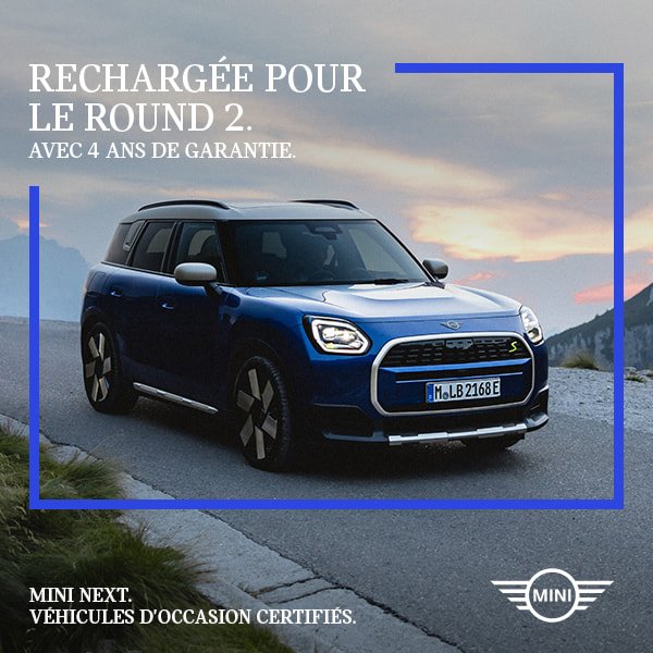 RECHARGÉE POUR LE ROUND 2, AVEC 4 ANS DE GARANTIE.