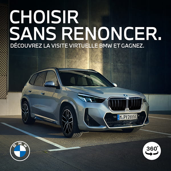 CHOISIR SANS RENONCER. DÉCOUVREZ LA VISITE VIRTUELLE BMW ET GAGNEZ.