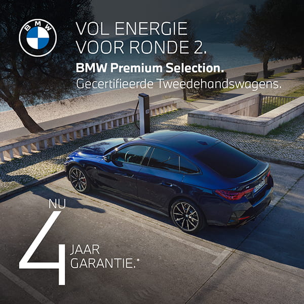 Nu 4 jaar garantie op BMW Premium Selection. Gecertifieerde Tweedehandswagens. Ook 100% elektrisch.