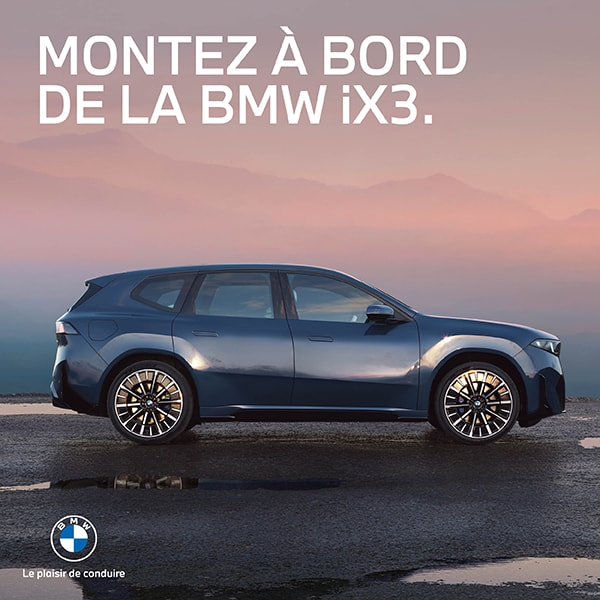 ESSAYEZ LA NOUVELLE BMW iX3.