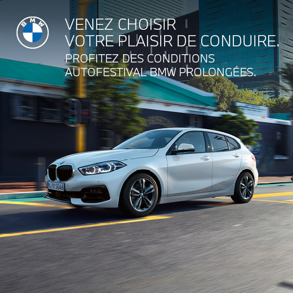 Profitez des Conditions Autofestival BMW Prolongées.